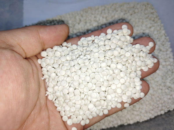 巢湖白色HDPE再生塑料颗粒