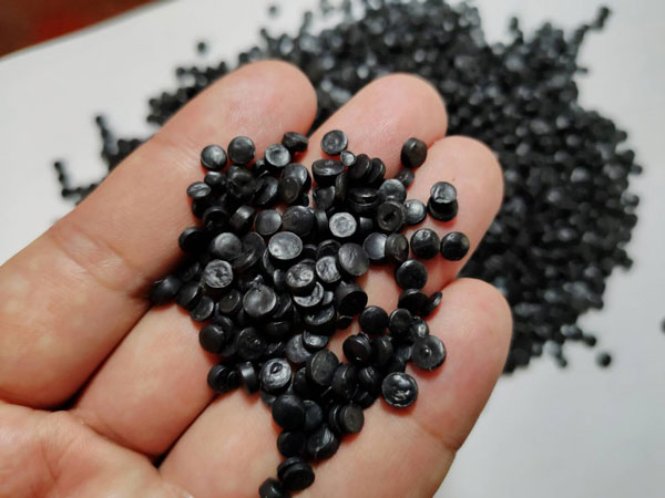 巢湖黑色HDPE再生管道颗粒料